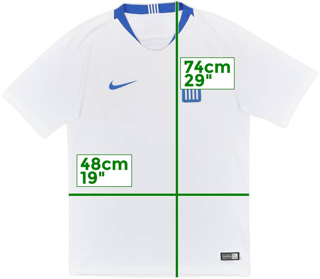 2018-19 Greece Home Shirt - 7/10 - (S)