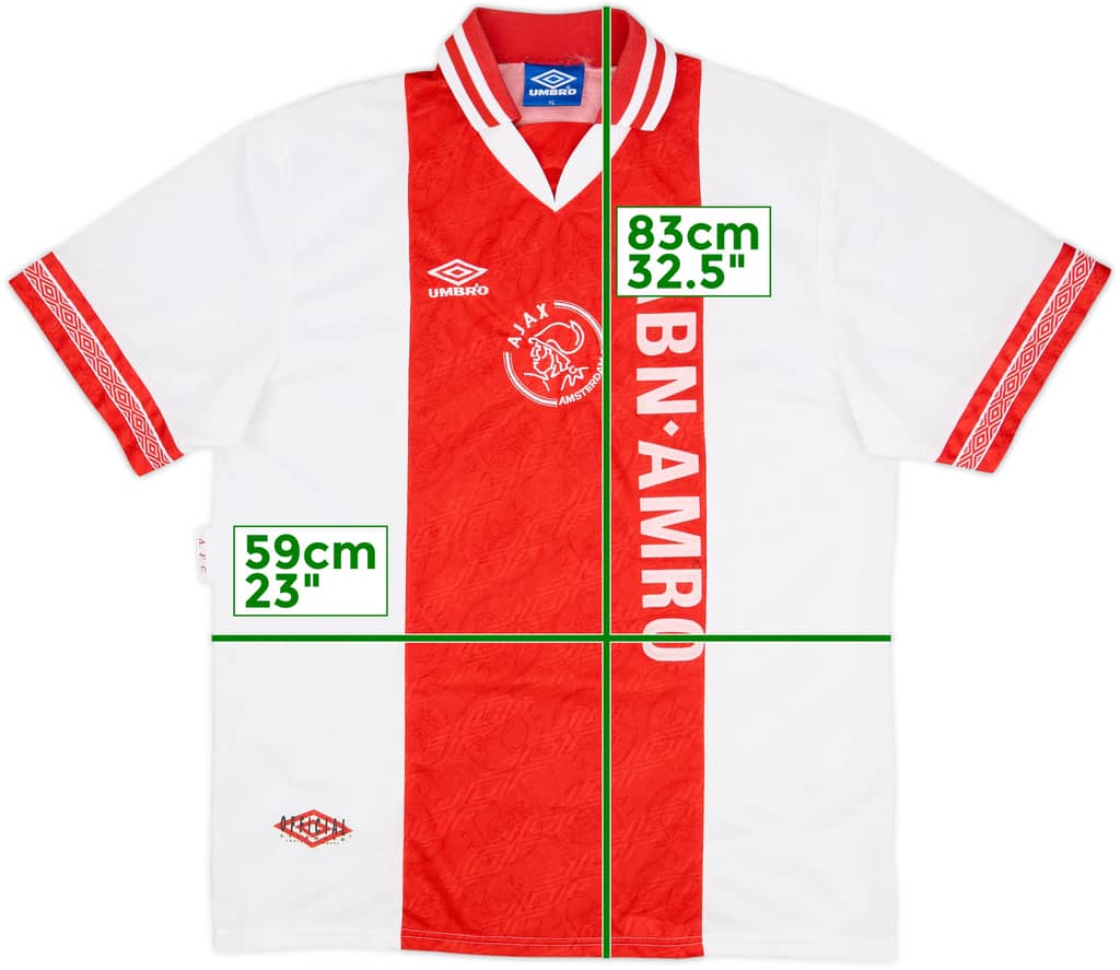 1994-95 Ajax Home Shirt - 8/10 - (XL)