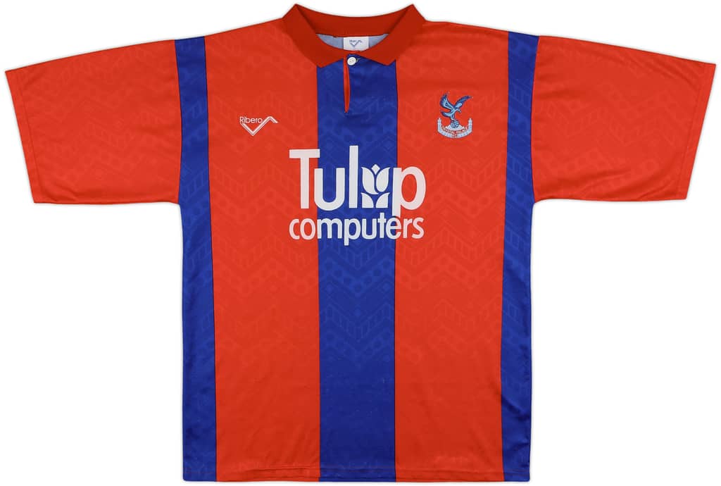 1990-91 Crystal Palace Home Shirt - 8/10 - (L)