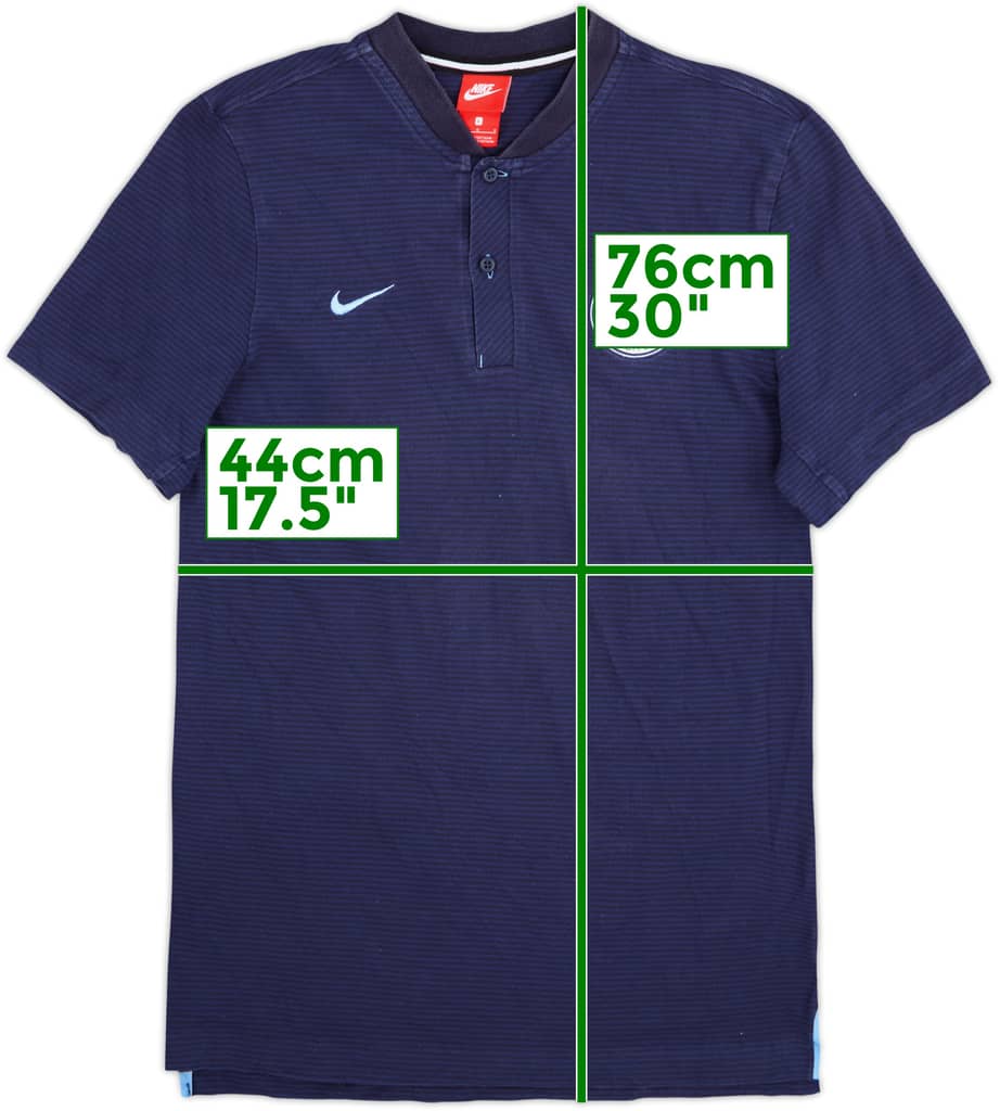 2017-18 Manchester City Nike Polo Shirt - 8/10 - (L)