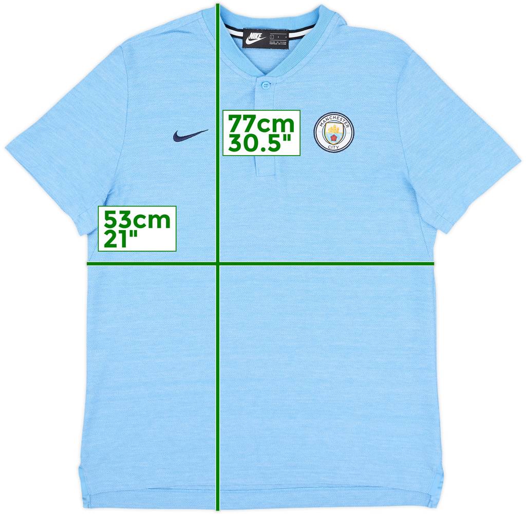 2017-18 Manchester City Nike Polo Shirt - 10/10 - (L)