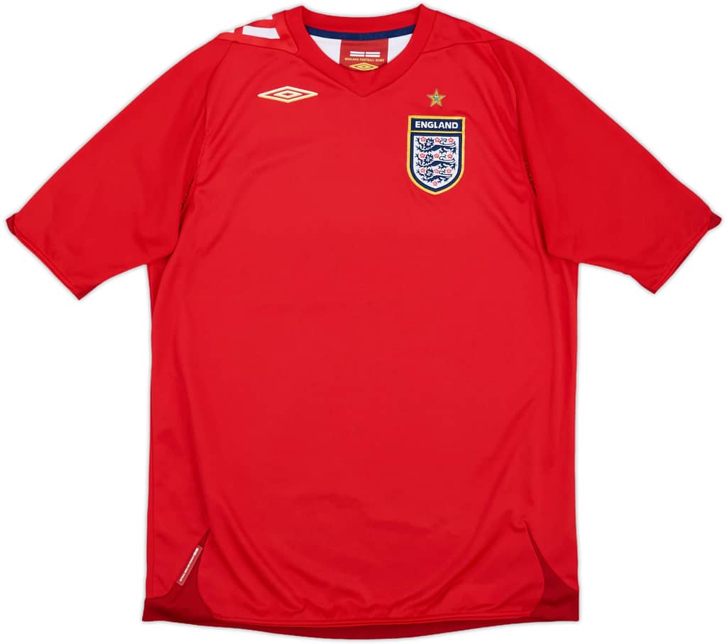 2006-08 England Away Shirt - 10/10 - (XL.Boys)