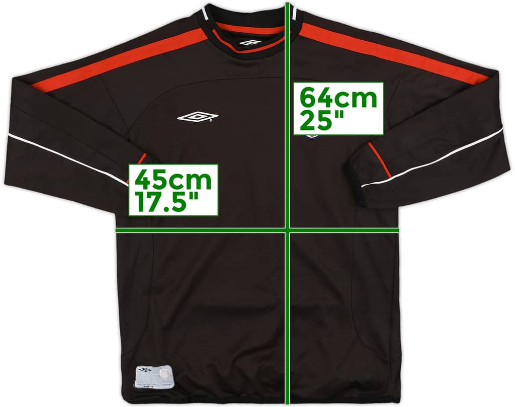 2002-03 England GK Shirt - 8/10 - (M.Boys)