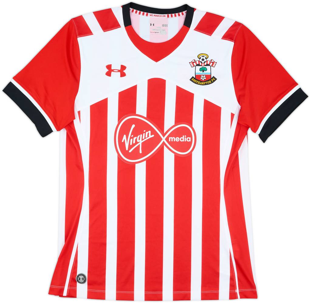 2016-17 Southampton Home Shirt Virgil #17 - 8/10 - (L)