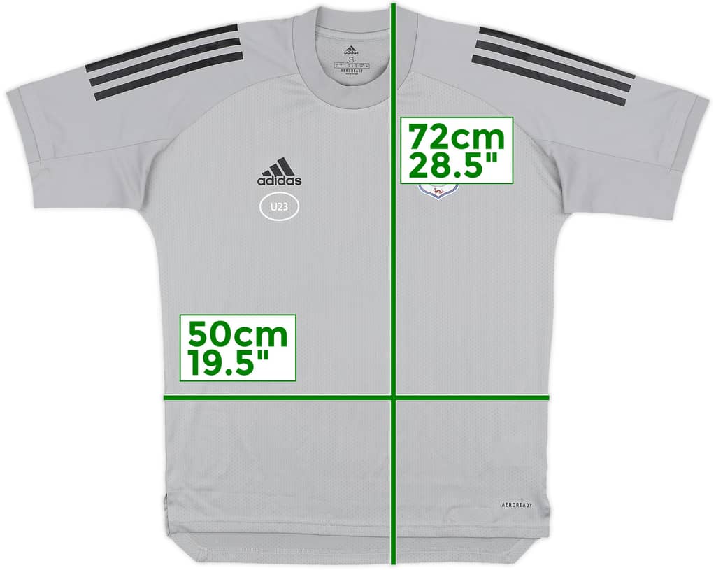 2020-21 Cardiff City U23 adidas Training Shirt - 9/10 - (S)