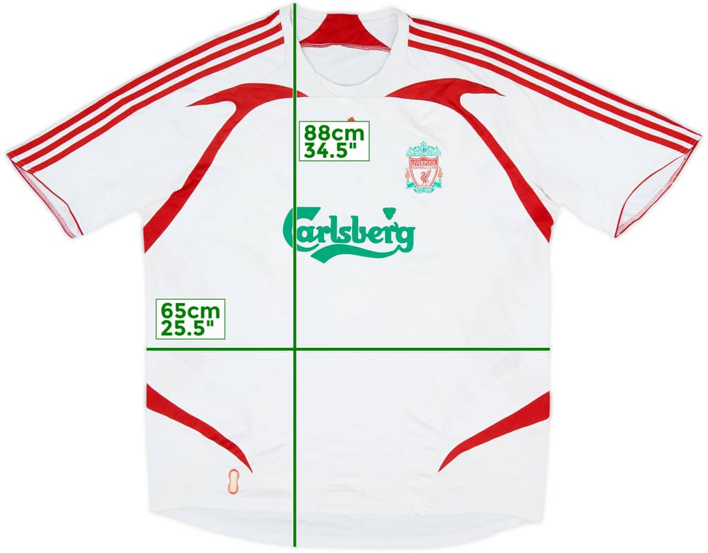 2007-08 Liverpool Away Shirt - 6/10 - (XXL)