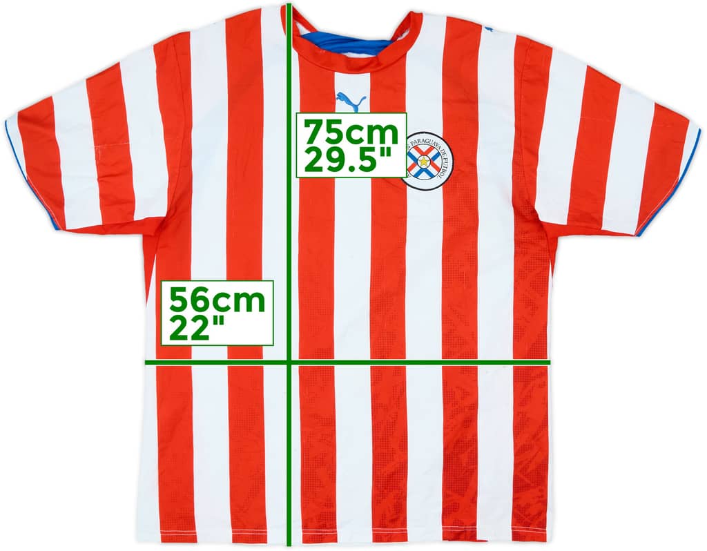 2006-07 Paraguay Home Shirt - 7/10 - (L)