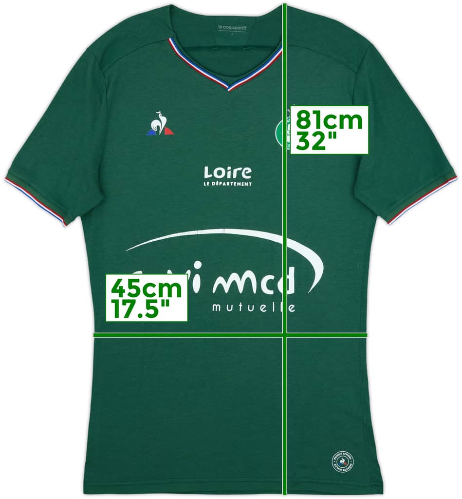 2017-18 Saint Etienne Home Shirt - 6/10 - (L)