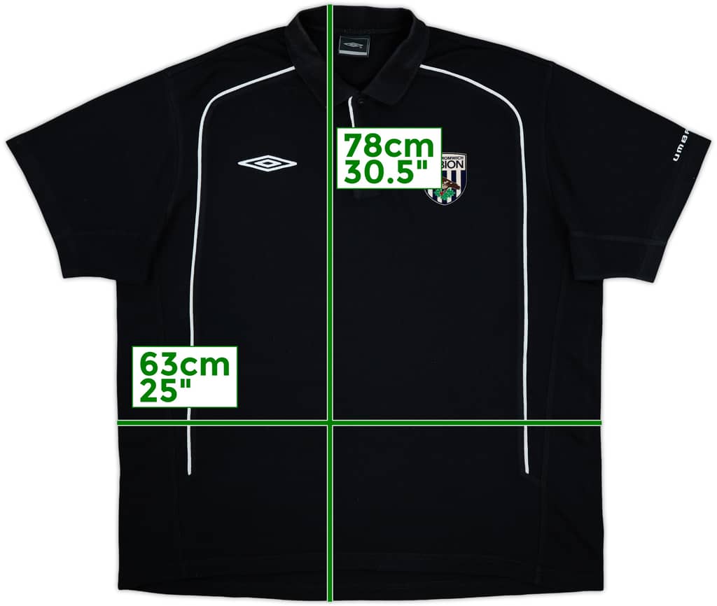 2008-09 West Brom Umbro Polo Shirt - 8/10 - (XXL)