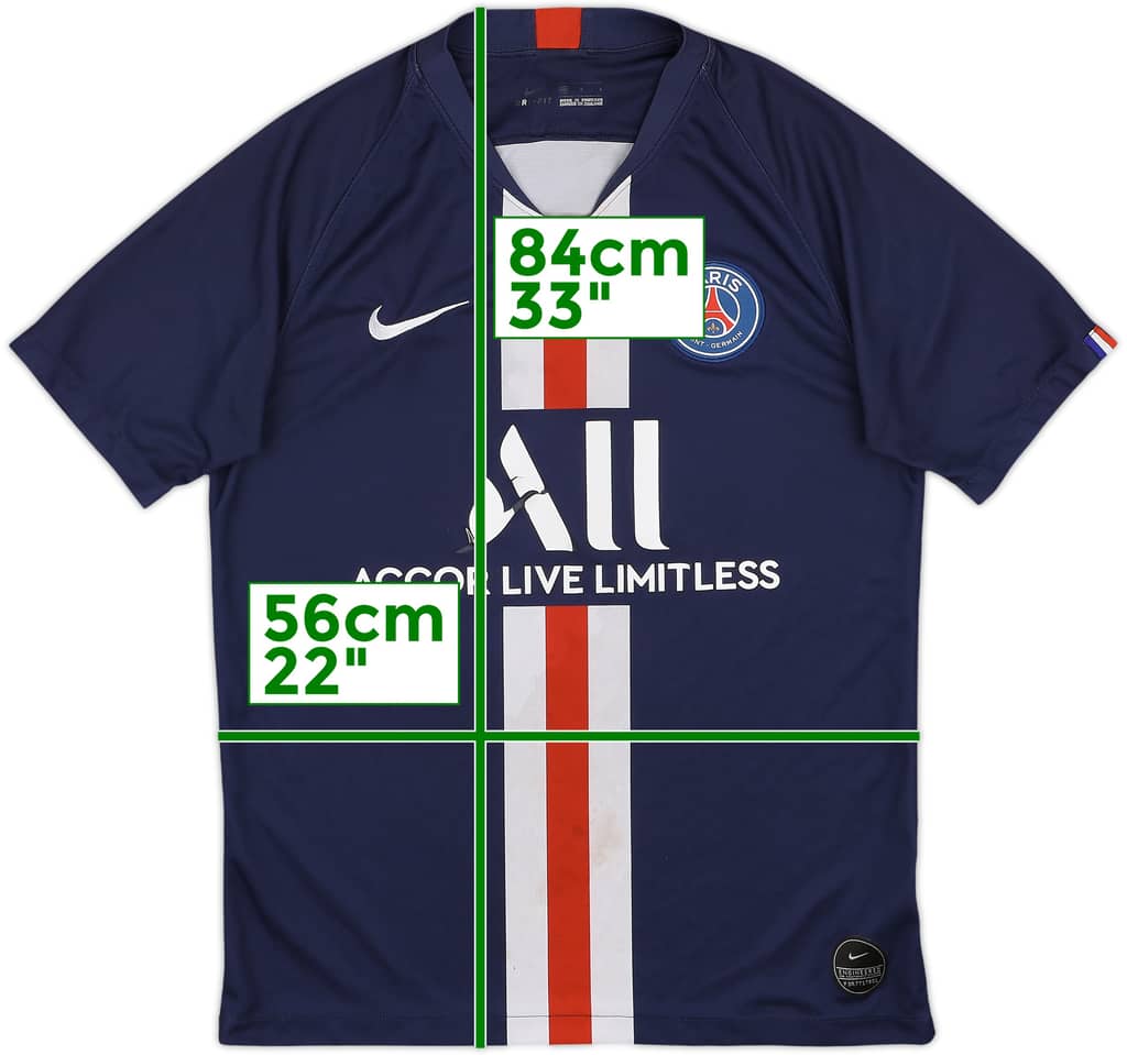 2019-20 Paris Saint-Germain Home Shirt - 4/10 - (M)