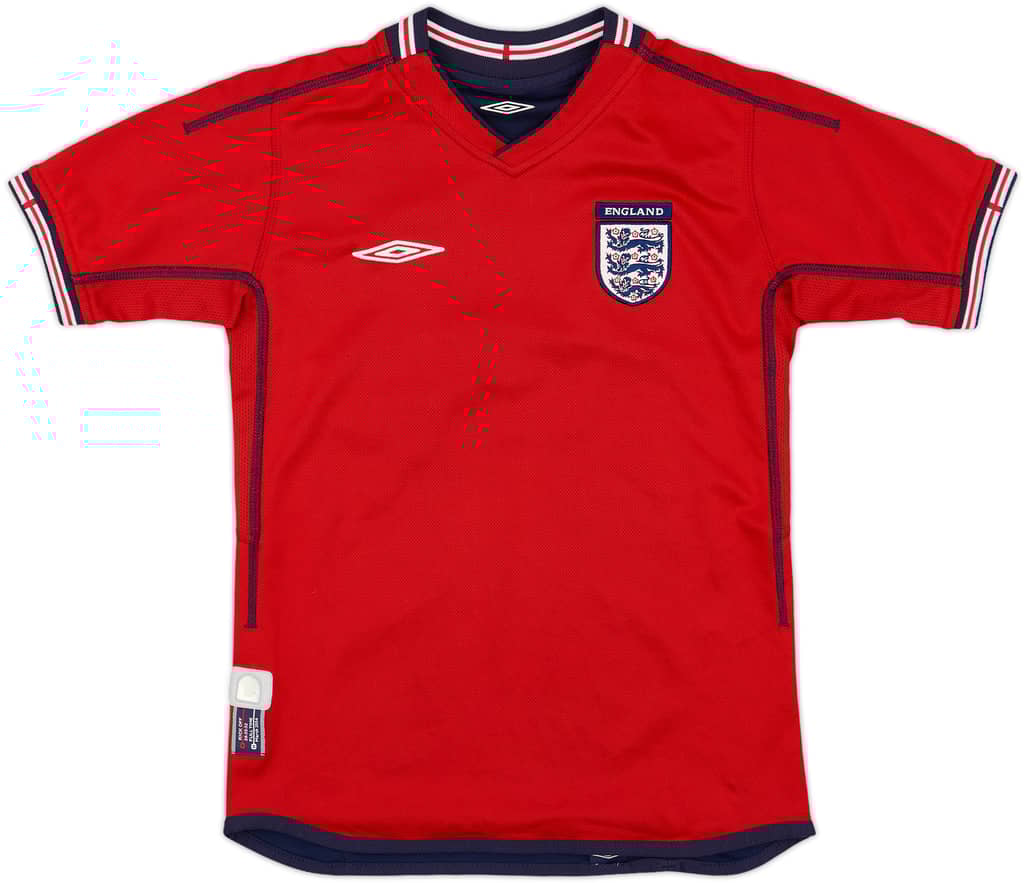 2002-04 England Away Shirt - 9/10 - (M.Boys)