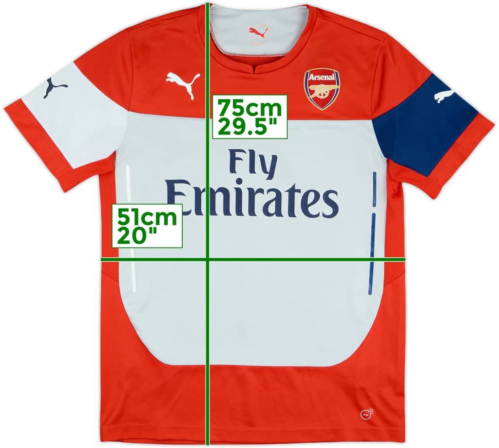 2014-15 Arsenal Puma Training Shirt - 9/10 - (M)