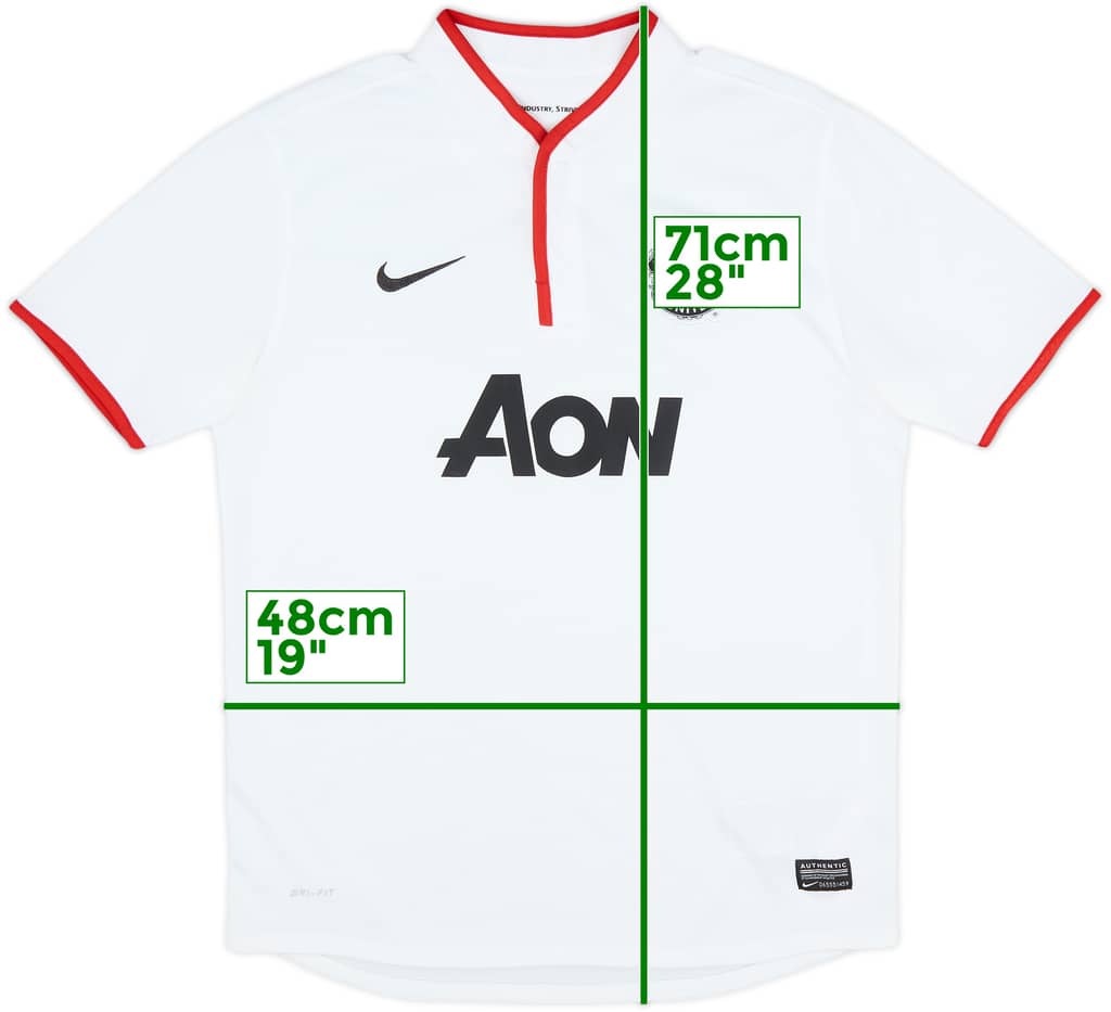 2012-14 Manchester United Away Shirt - 8/10 - (XL.Boys)