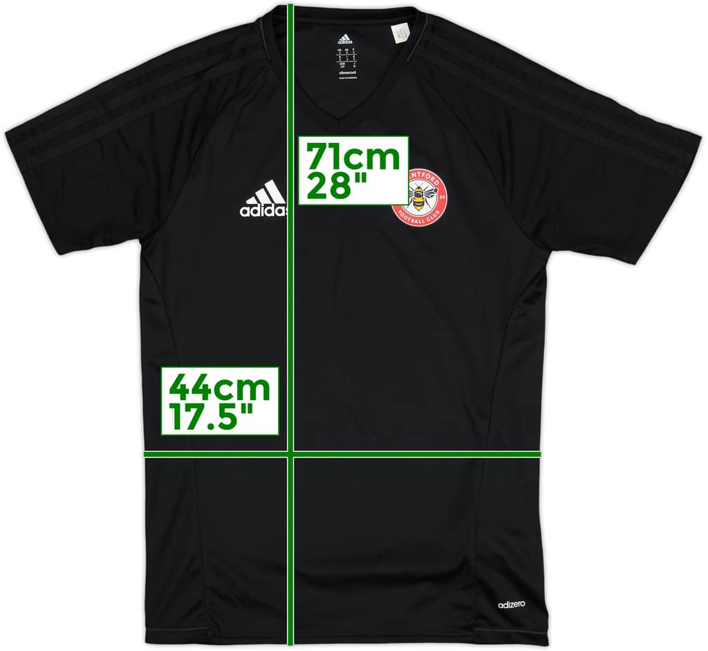 2017-18 Brentford adidas Training Shirt - 9/10 - (S)