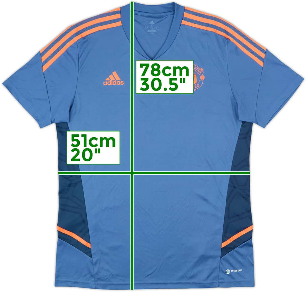 2022-23 Manchester United adidas Training Shirt - 9/10 - (L)