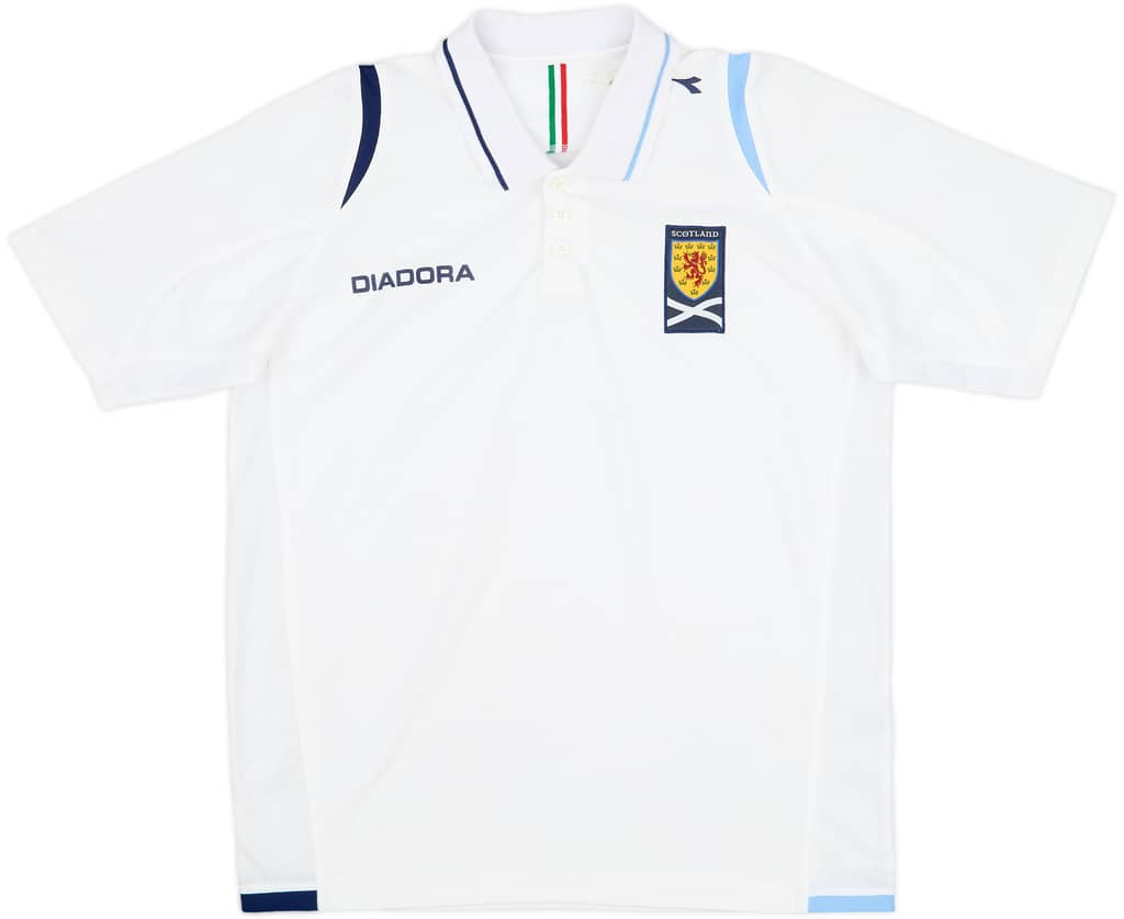 2007-08 Scotland Diadora Polo Shirt - 7/10 - (S)