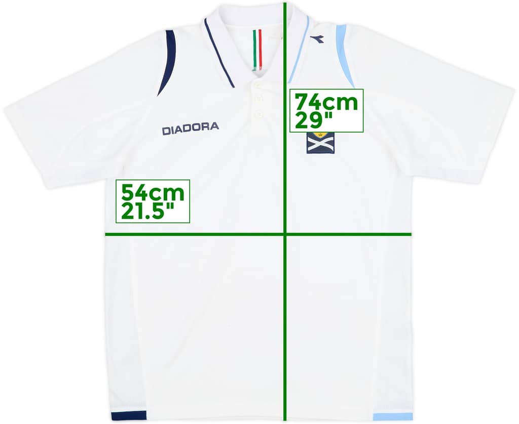 2007-08 Scotland Diadora Polo Shirt - 7/10 - (S)