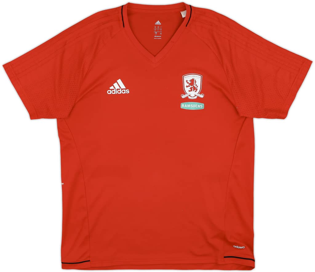 2017-18 Middlesbrough adizero Training Shirt - 8/10 - (L)