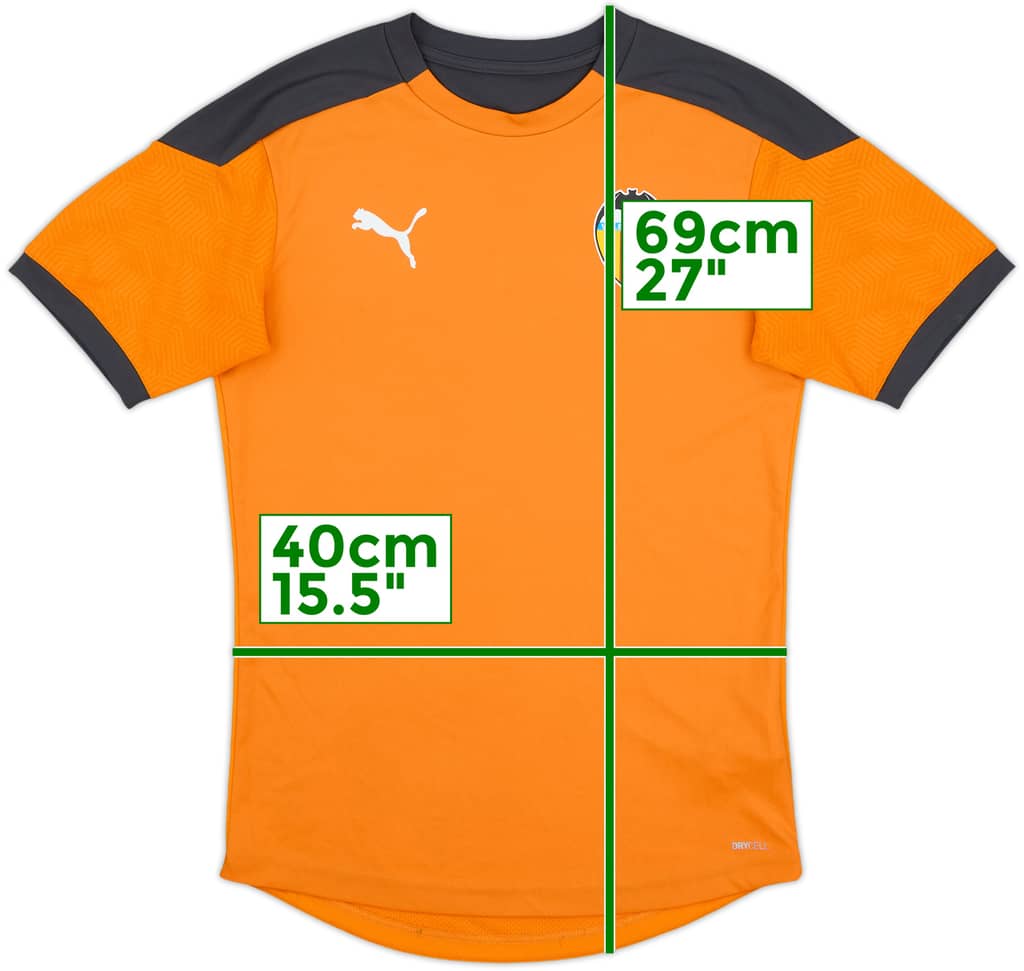 2020-21 Valencia Puma Training Shirt - 8/10 - (XS)