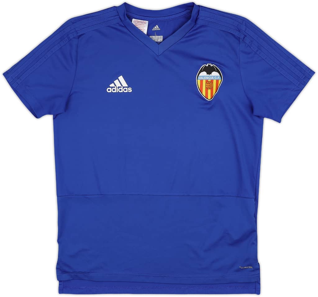 2018-19 Valencia adidas Training Shirt - 9/10 - (L.Boys)