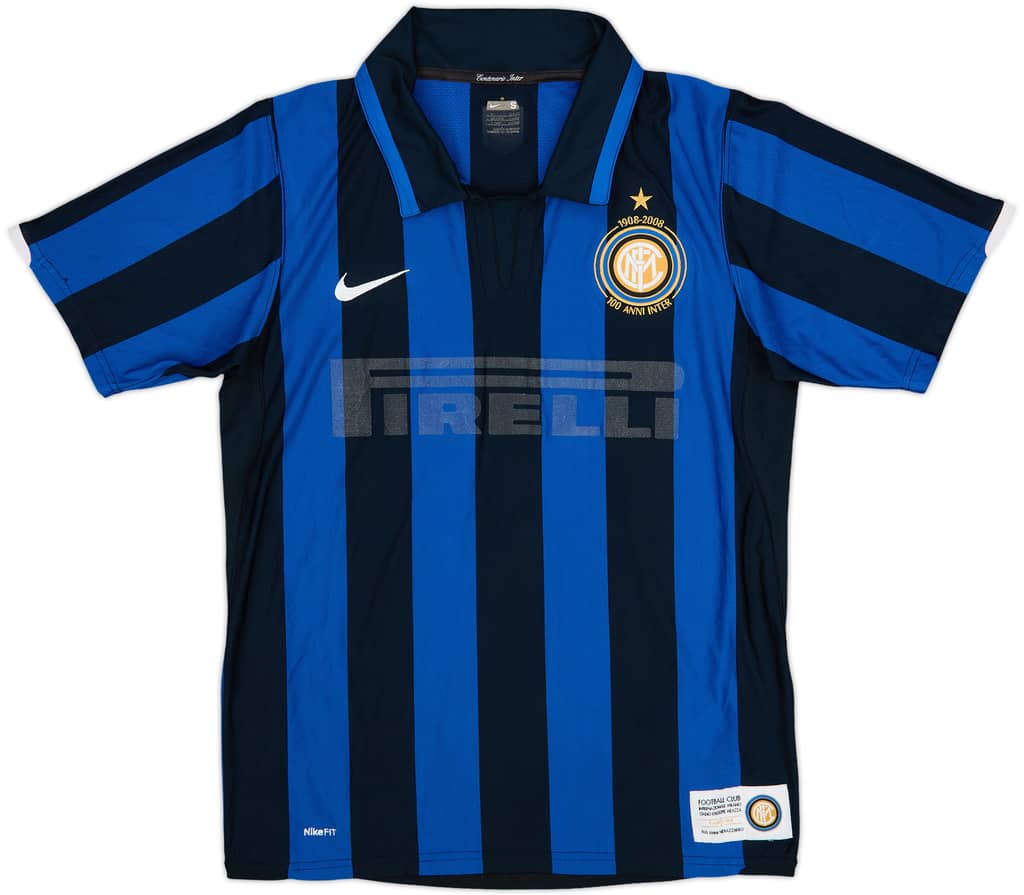 2007-08 Inter Milan Centenary Home Shirt - 3/10 - (S)