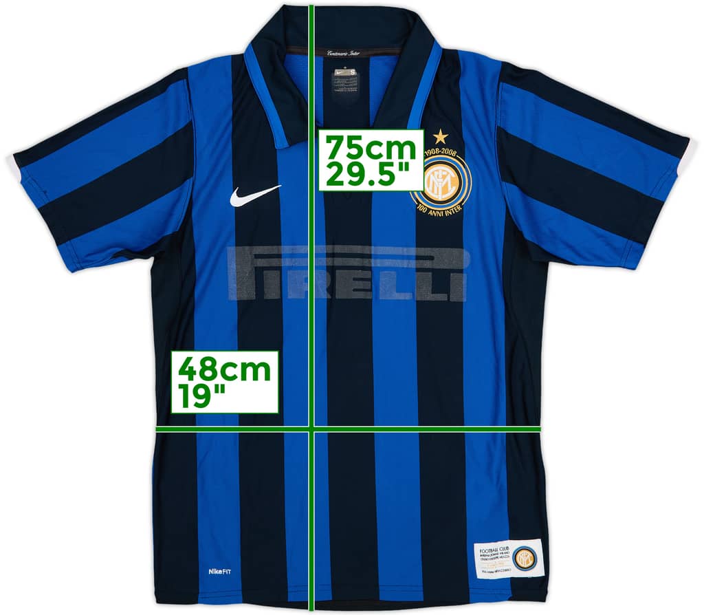 2007-08 Inter Milan Centenary Home Shirt - 3/10 - (S)