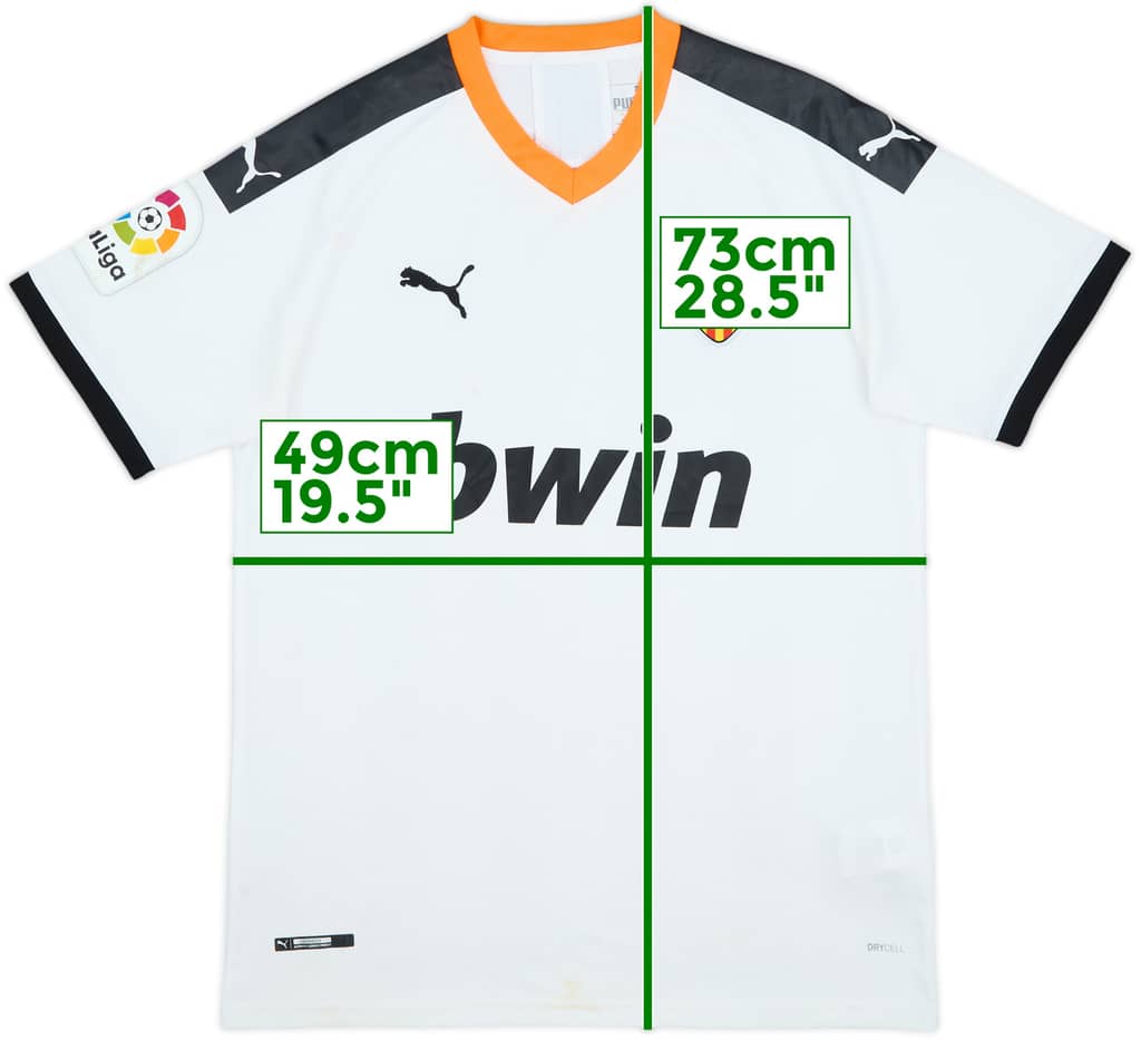 2019-20 Valencia Home Shirt - 6/10 - (M)