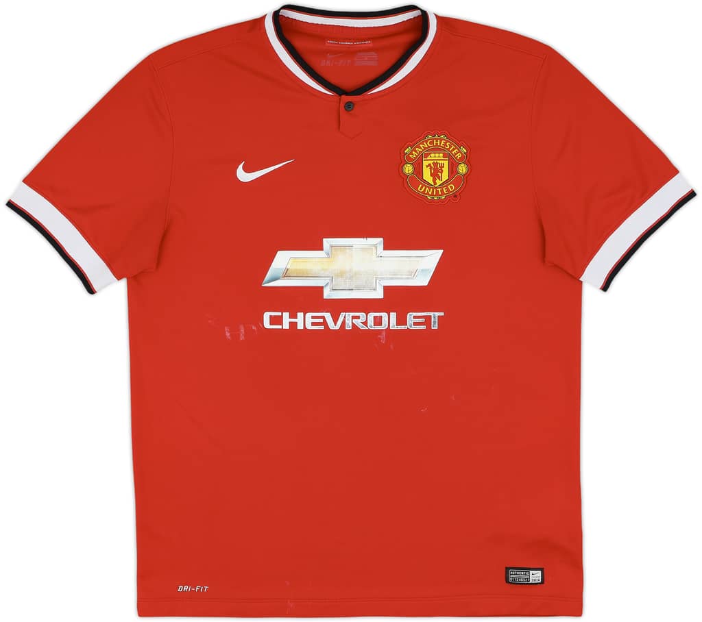 2014-15 Manchester United Home Shirt - 4/10 - (L)