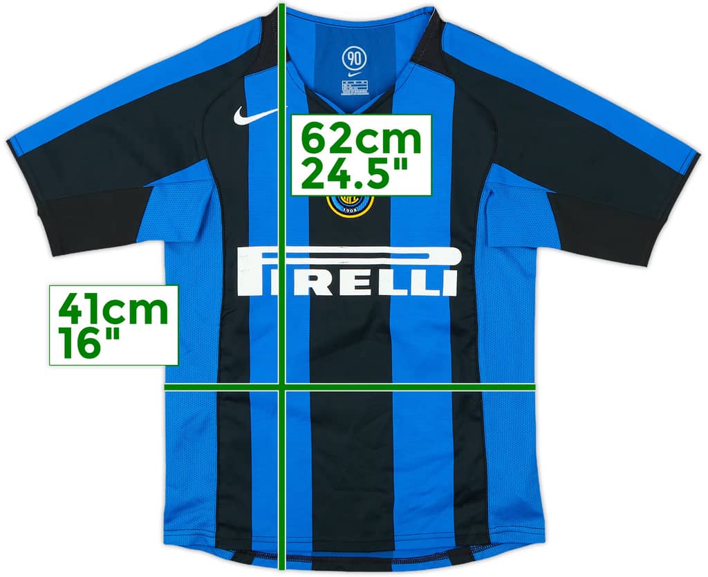 2004-05 Inter Milan Home Shirt - 6/10 - (M.Boys)