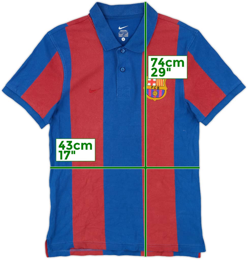 2010-11 Barcelona Nike Polo Shirt - 7/10 - (S)