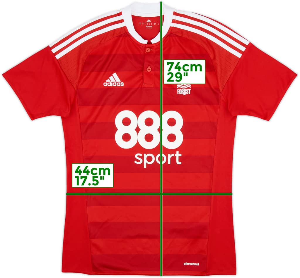 2016-17 Nottingham Forest Home Shirt - 8/10 - (S)