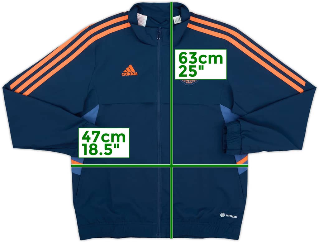 2022-23 Manchester United adidas Track Jacket - 10/10 - (M.Boys)