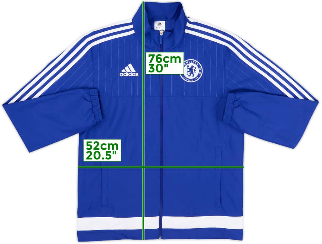 2015-16 Chelsea adidas Track Jacket - 7/10 - (S)