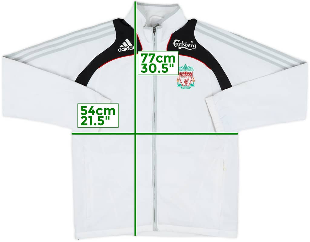2008-09 Liverpool adidas Track Jacket - 7/10 - (S)