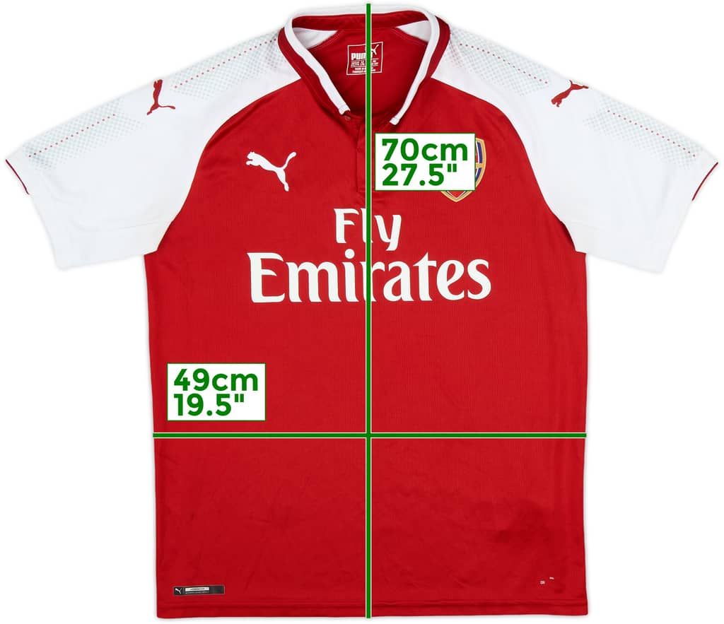 2017-18 Arsenal Home Shirt - 9/10 - (XL.Boys)