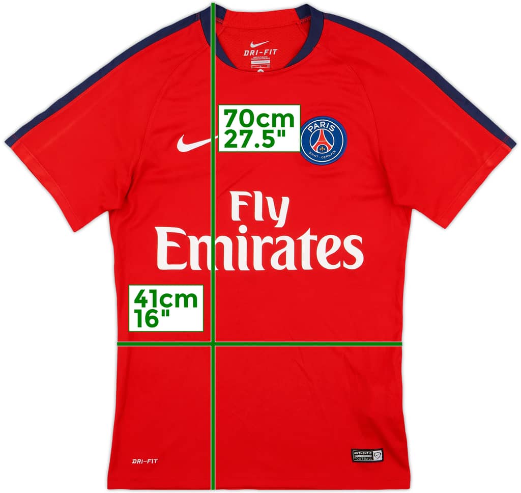 2016-17 Paris Saint-Germain Nike Training Shirt - 7/10 - (S)