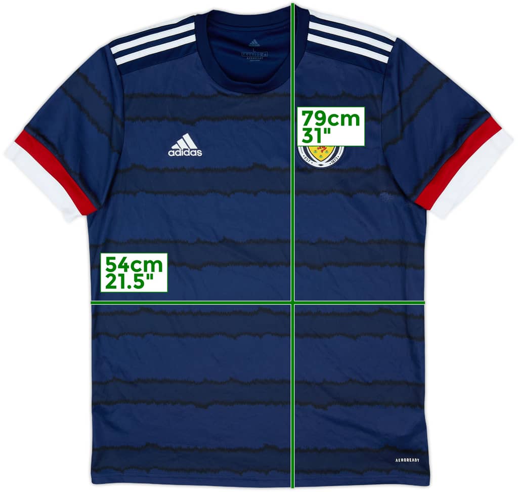 2020-22 Scotland Home Shirt - 7/10 - (L)