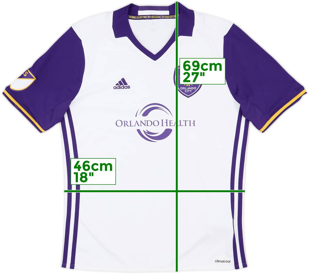 2016 Orlando City Away Shirt - 8/10 - (XL.Boys)