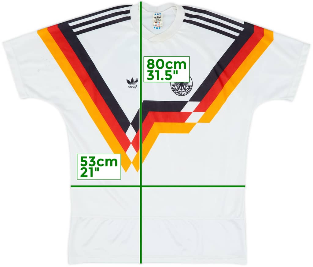 1988-90 West Germany Home Shirt - 7/10 - (L)