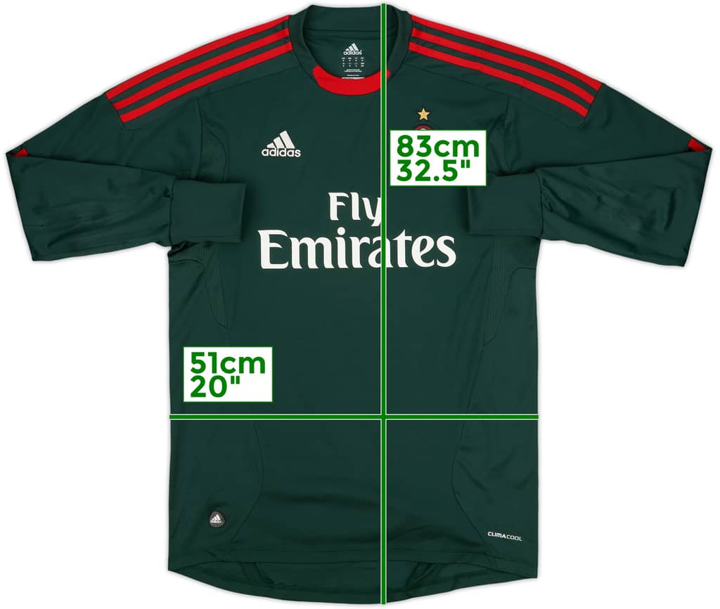 2011-12 AC Milan GK Shirt - 9/10 - (M)