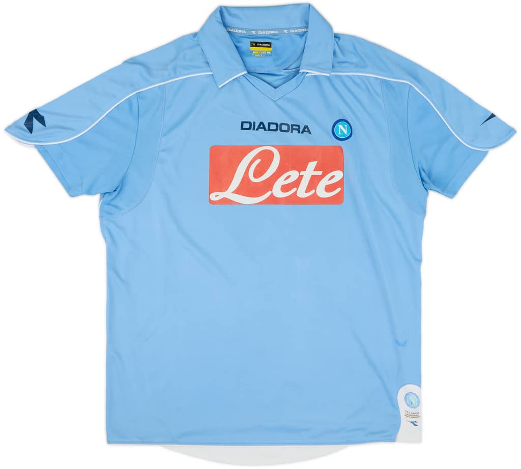 2008-09 Napoli Basic Home Shirt - 6/10 - (XL)