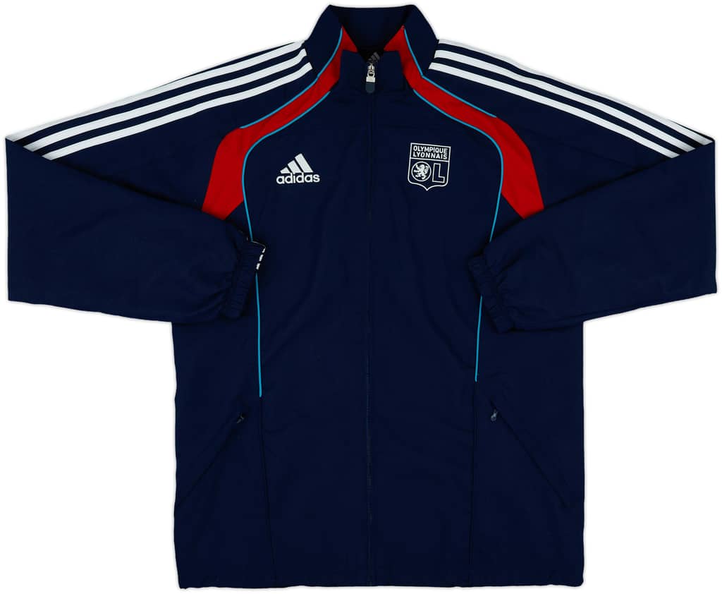 2010-11 Lyon adidas Track Jacket - 8/10 - (M)