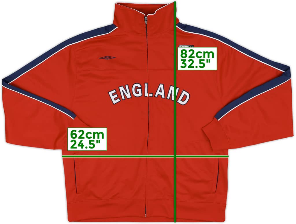 2004-06 England Umbro Track Jacket - 9/10 - (XL)