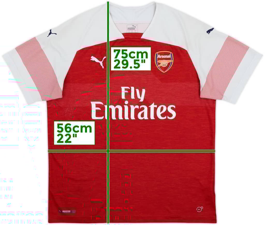 2018-19 Arsenal Home Shirt - 5/10 - (XL)