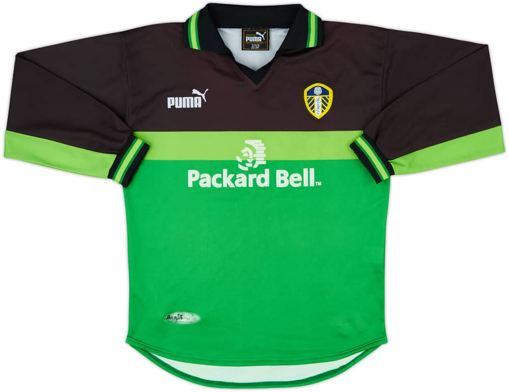 1998-00 Leeds United GK Shirt - 9/10 - (L.Boys)