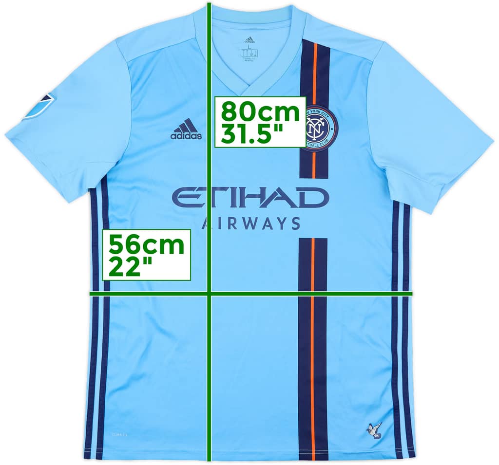 2018-19 New York City FC Home Shirt - 10/10 - (L)