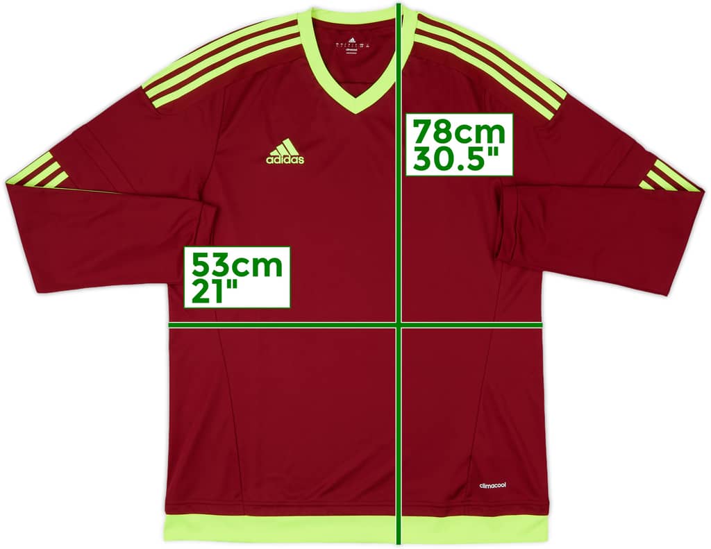2015-16 Venezuela Home L/S Shirt - 9/10 - (L)