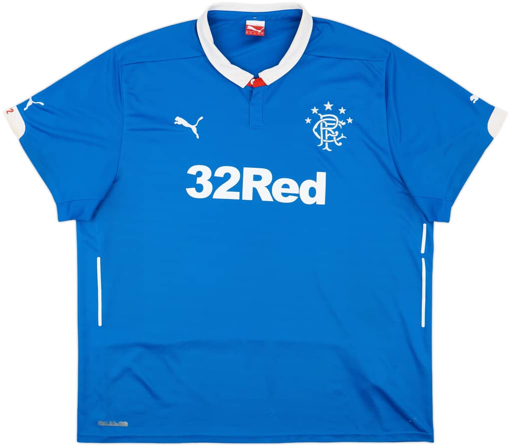 2014-15 Rangers Home Shirt - 8/10 - (4XL)