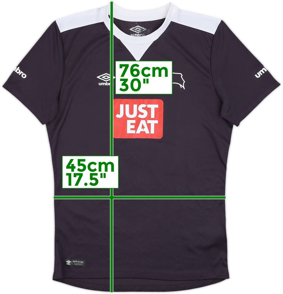 2015-16 Derby County Away Shirt - 7/10 - (XL.Boys)