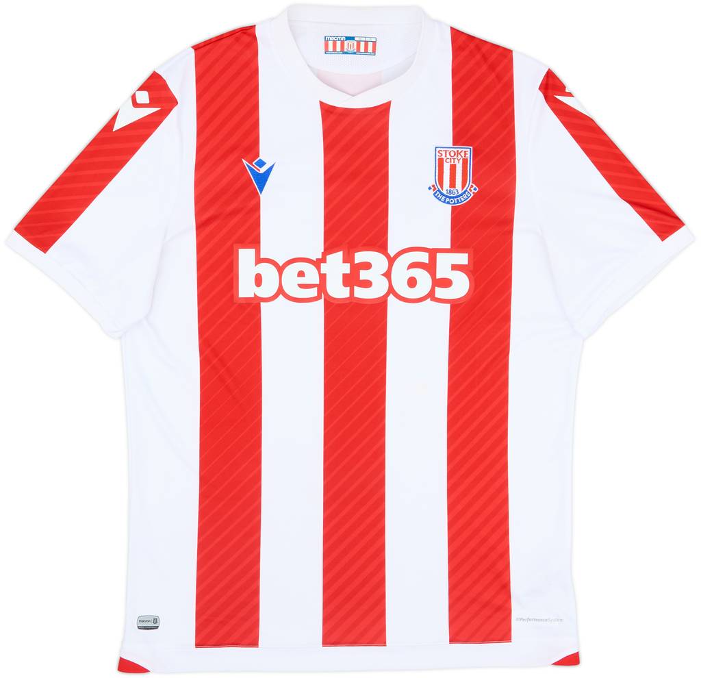 2021-22 Stoke City Home Shirt - 7/10 - (XL)